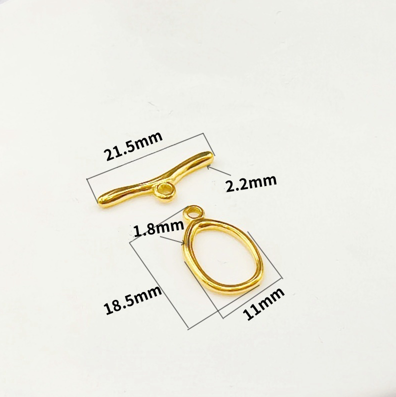 DIY jewelry accessories stainless steel new OT buckle irregular bracelet necklace buckle