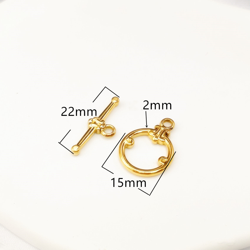 DIY jewelry accessories stainless steel new OT buckle irregular bracelet necklace buckle