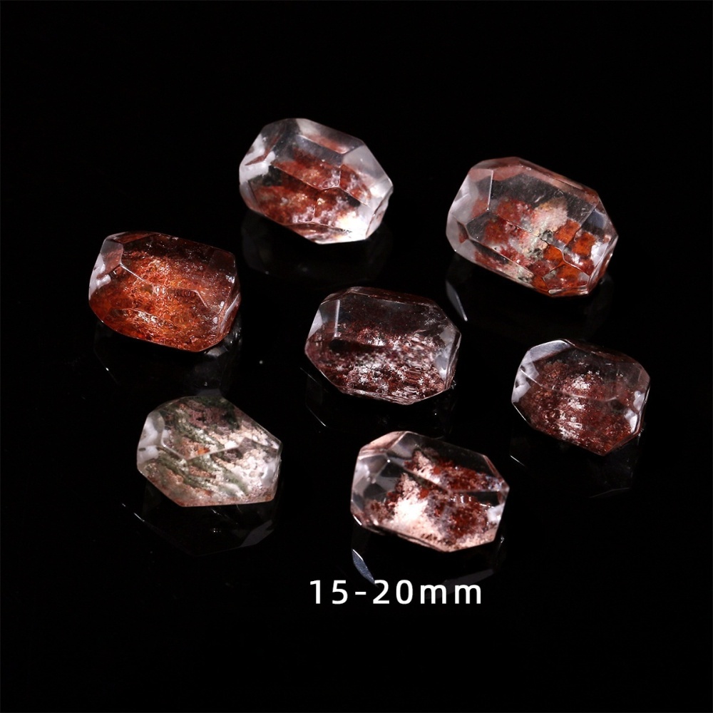 Natural crystal faceted beads suitable for DIY
