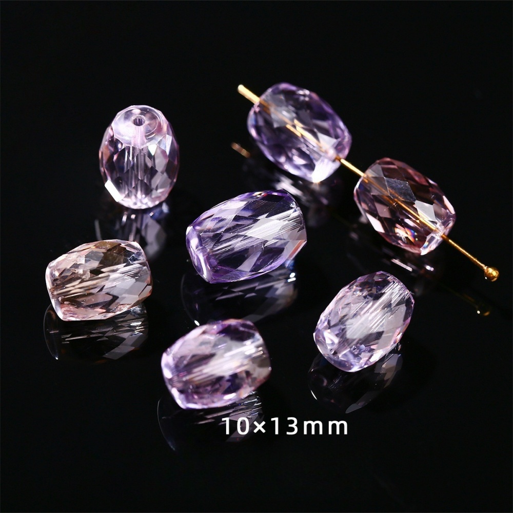 Natural crystal faceted beads suitable for DIY