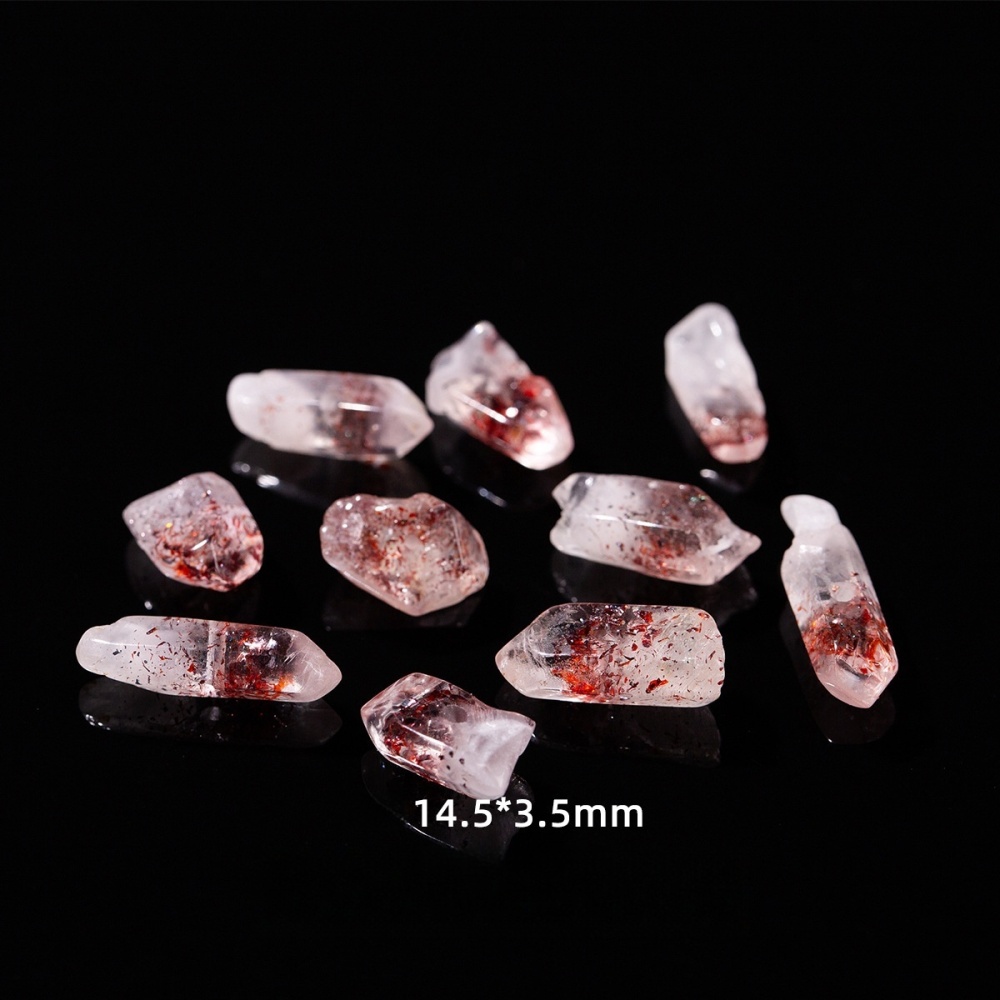 Natural crystal faceted beads suitable for DIY