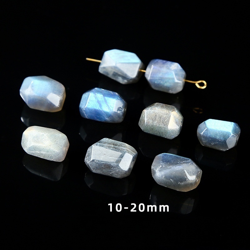 Natural crystal faceted beads suitable for DIY