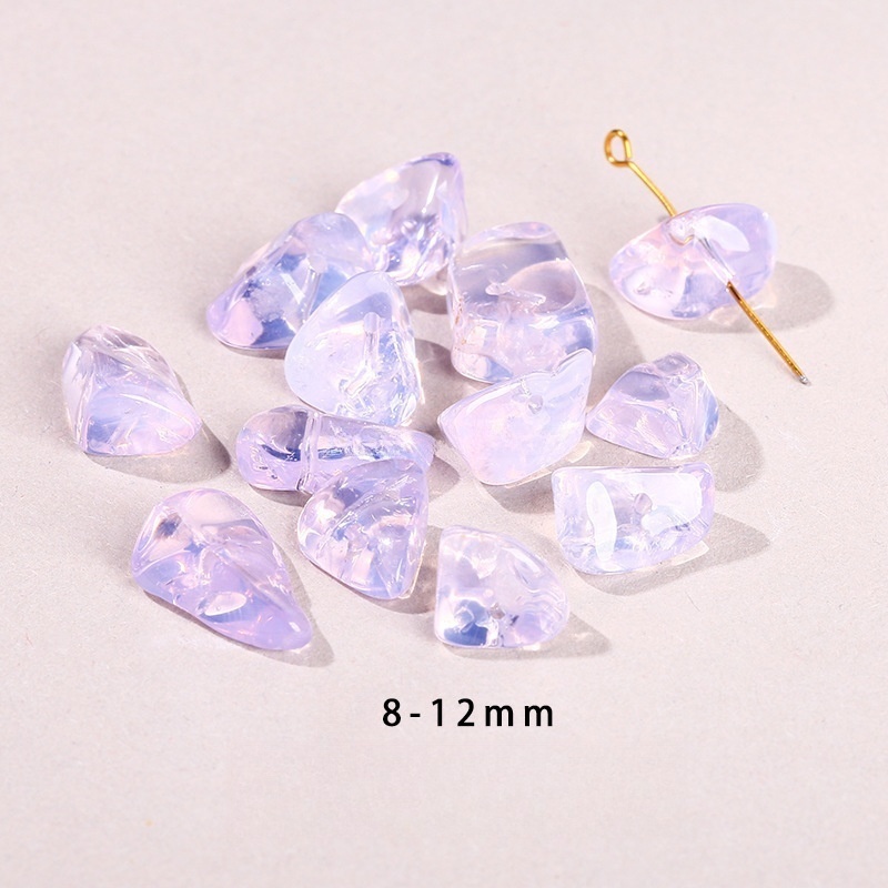 Natural faceted beads irregular rough stones suitable for DIY