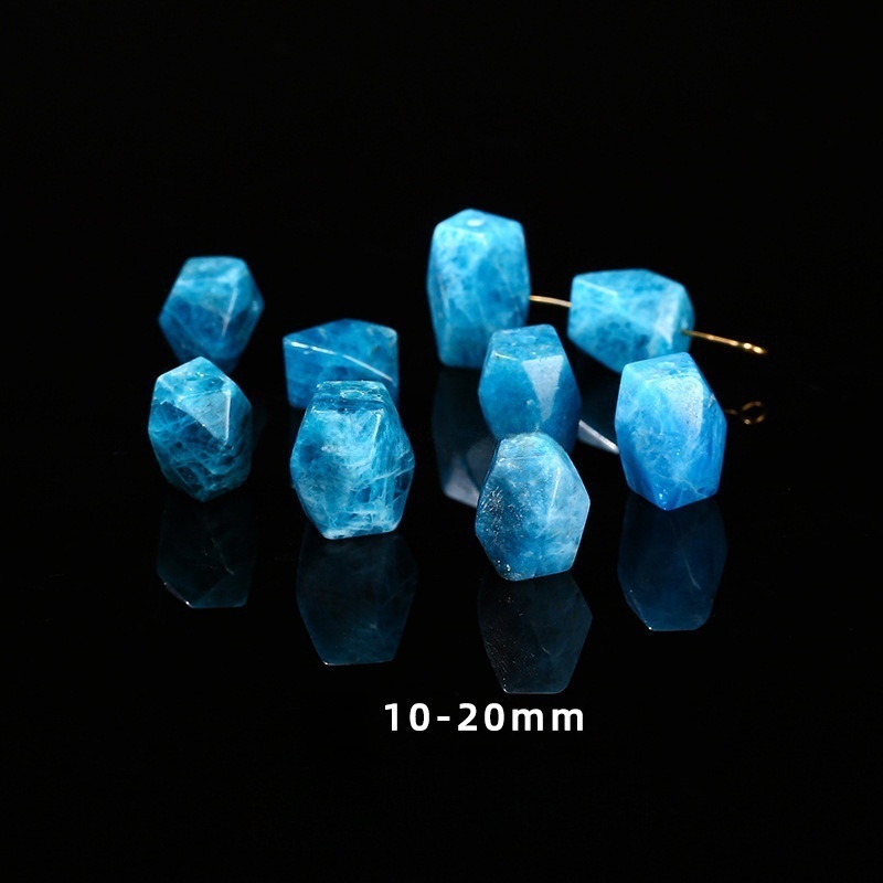 Natural faceted beads irregular rough stones suitable for DIY