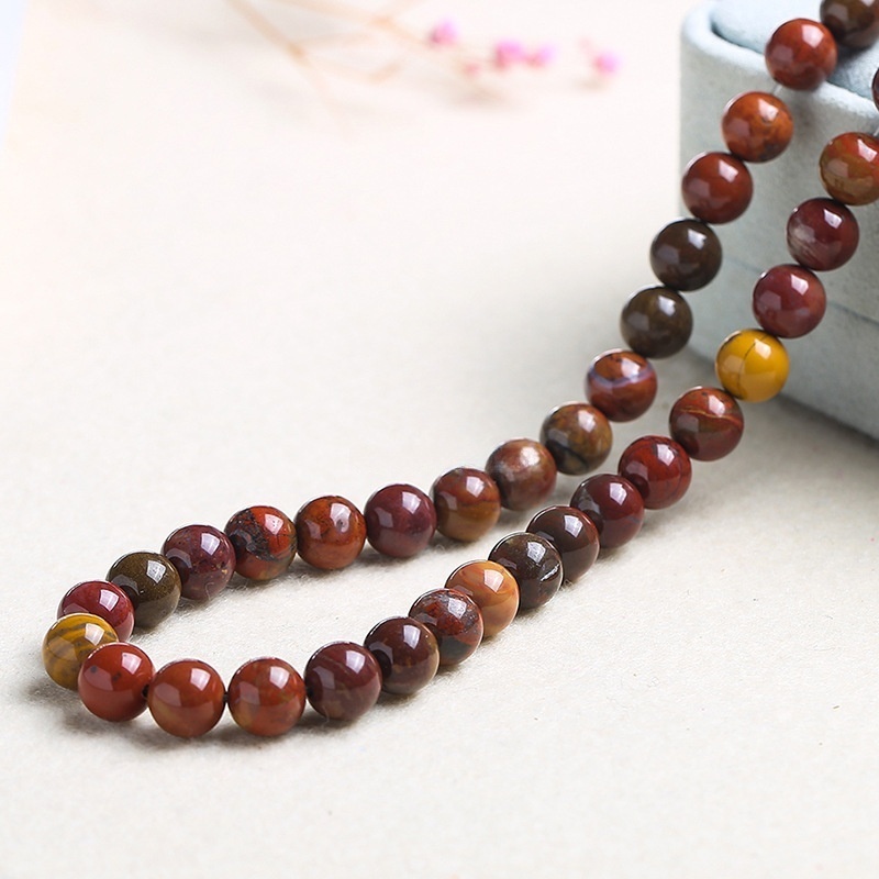 3A Warring States Red Jasper Loose Beads Suitable for DIY