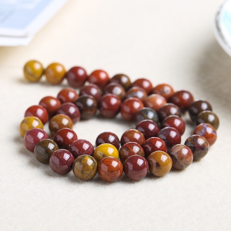 3A Warring States Red Jasper Loose Beads Suitable for DIY