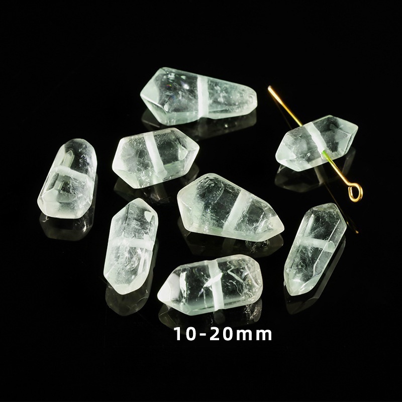 Natural crystal faceted beads suitable for DIY