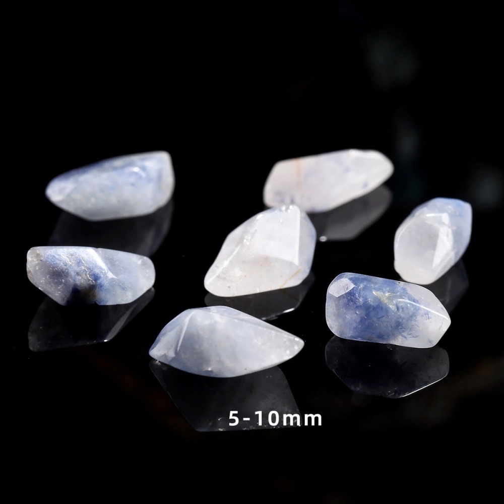 Natural crystal faceted beads suitable for DIY