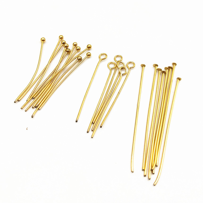 Vacuum plating 18K gold T needle 9 needle bead needle diy handmade accessories beading needle