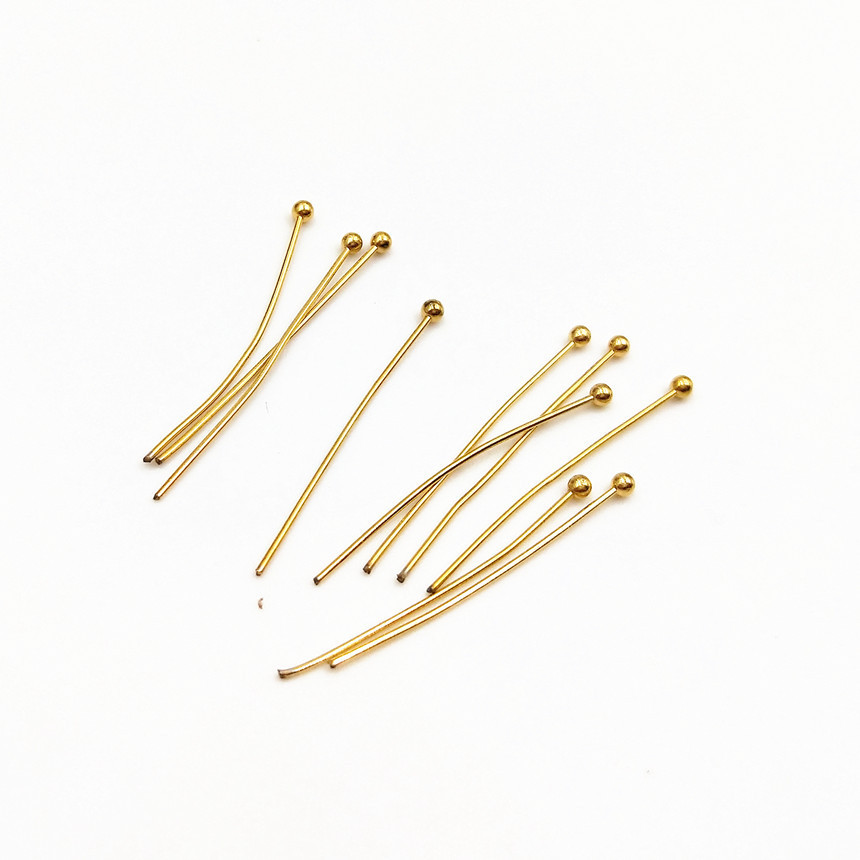 Vacuum plating 18K gold T needle 9 needle bead needle diy handmade accessories beading needle