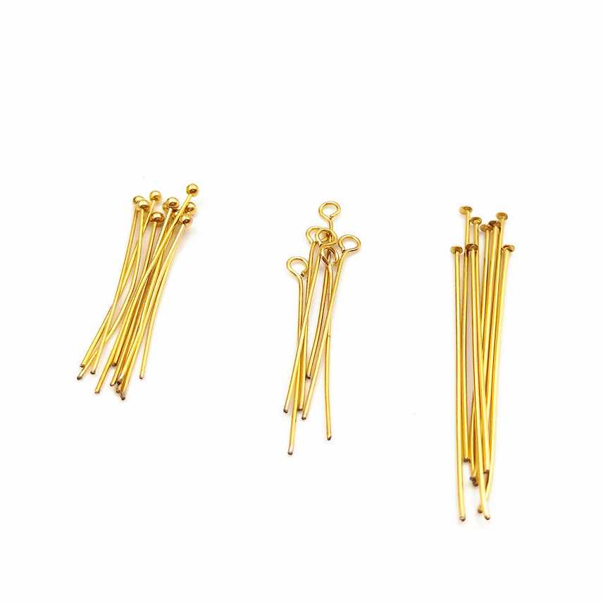 Vacuum plating 18K gold T needle 9 needle bead needle diy handmade accessories beading needle