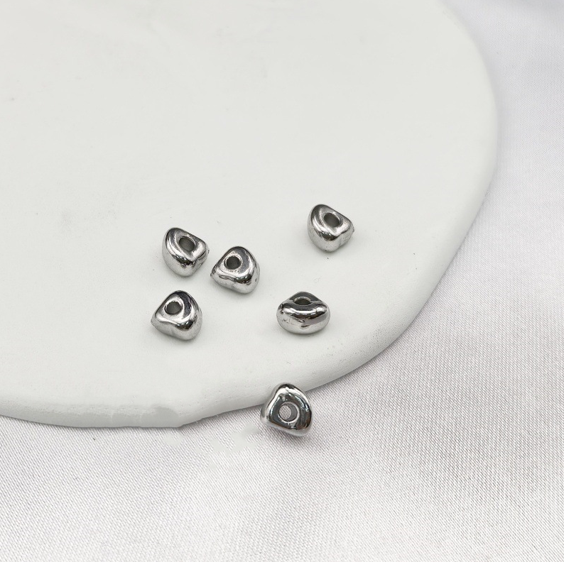 Stainless steel vacuum plating 18K DIY jewelry accessories non-standard spacer beads