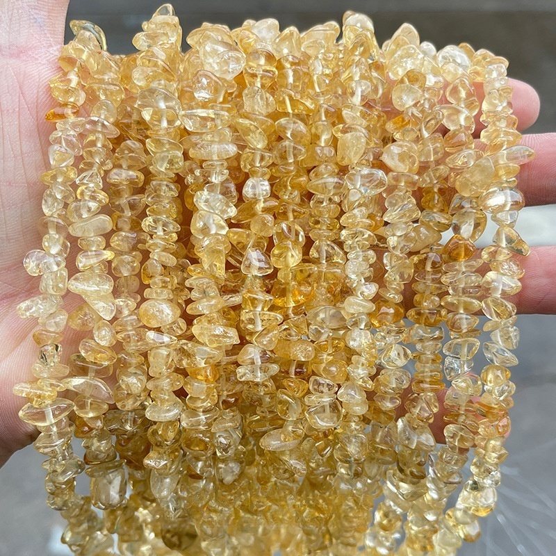 Natural crystal faceted beads suitable for DIY