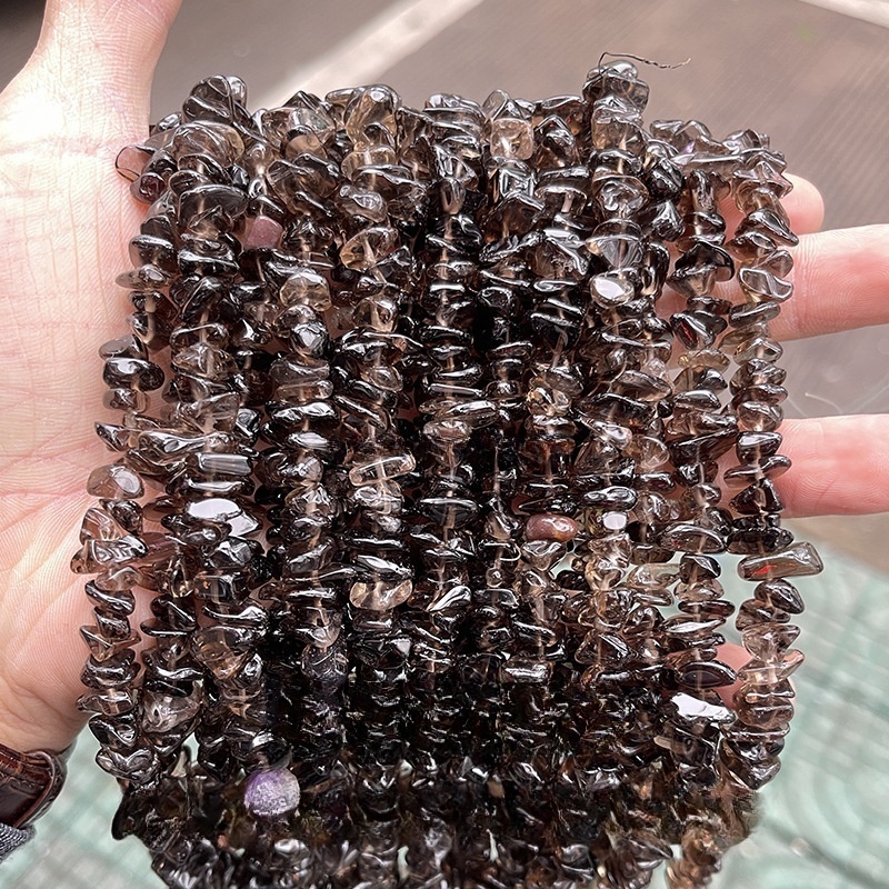Natural crystal faceted beads suitable for DIY