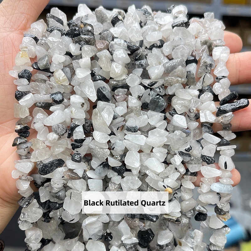 Natural crystal faceted beads suitable for DIY