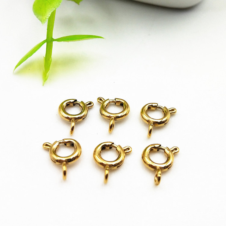 316 stainless steel slingshot buckle spring buckle DIY jewelry accessories