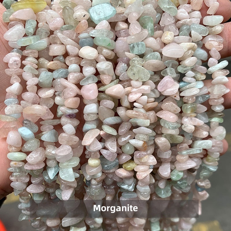 Natural crystal gravel raw stone string suitable for DIY