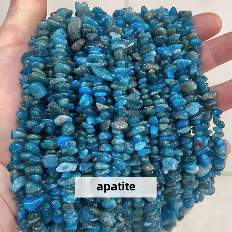 Natural crystal gravel raw stone string suitable for DIY