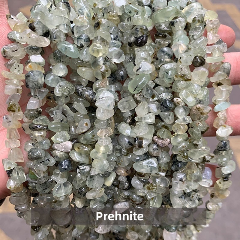 Natural crystal gravel raw stone string suitable for DIY
