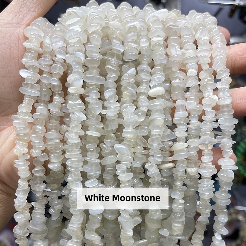 Natural crystal gravel raw stone string suitable for DIY