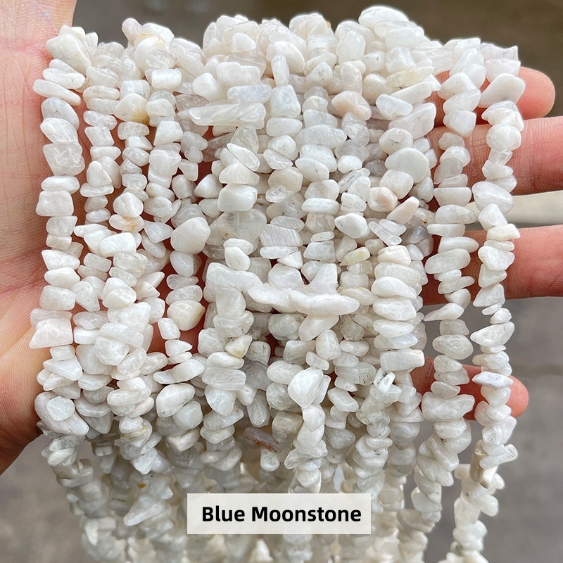 Natural crystal gravel raw stone string suitable for DIY