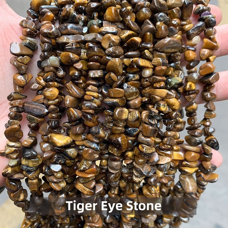 Natural crystal gravel raw stone string suitable for DIY