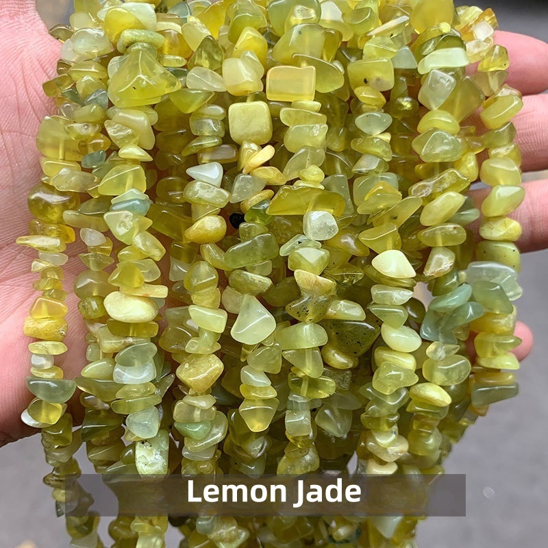 Natural crystal gravel raw stone string suitable for DIY