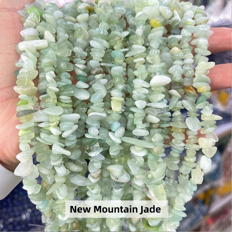 Natural crystal gravel raw stone string suitable for DIY