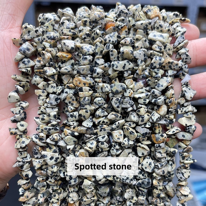 Natural crystal gravel raw stone string suitable for DIY