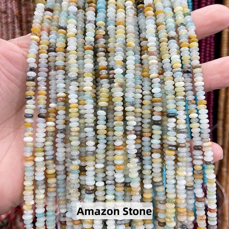 4*2mm natural jade abacus beads suitable for DIY