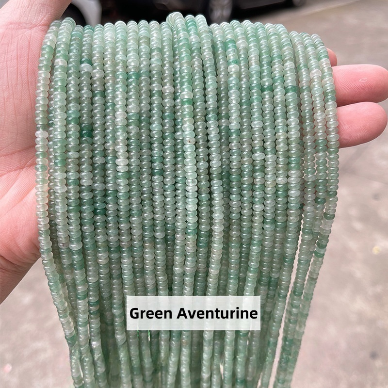 4*2mm natural jade abacus beads suitable for DIY