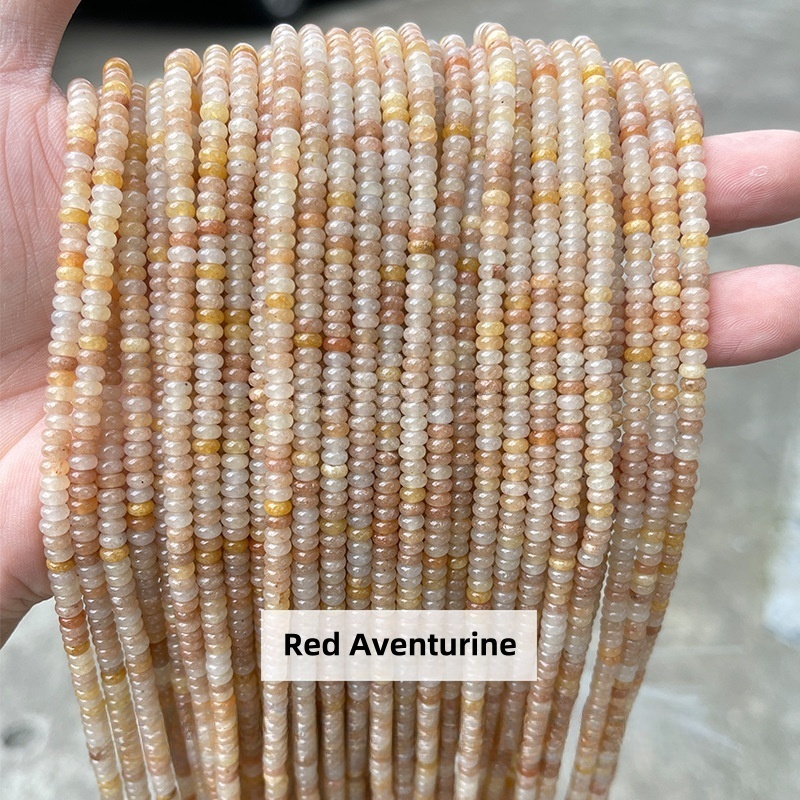 4*2mm natural jade abacus beads suitable for DIY