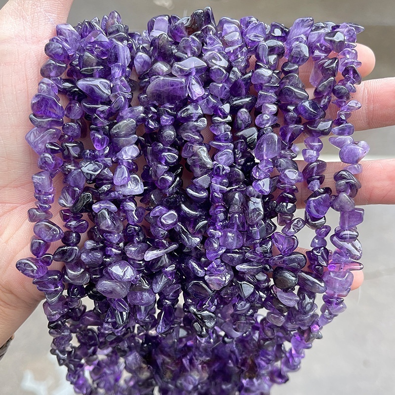Natural crystal faceted beads suitable for DIY