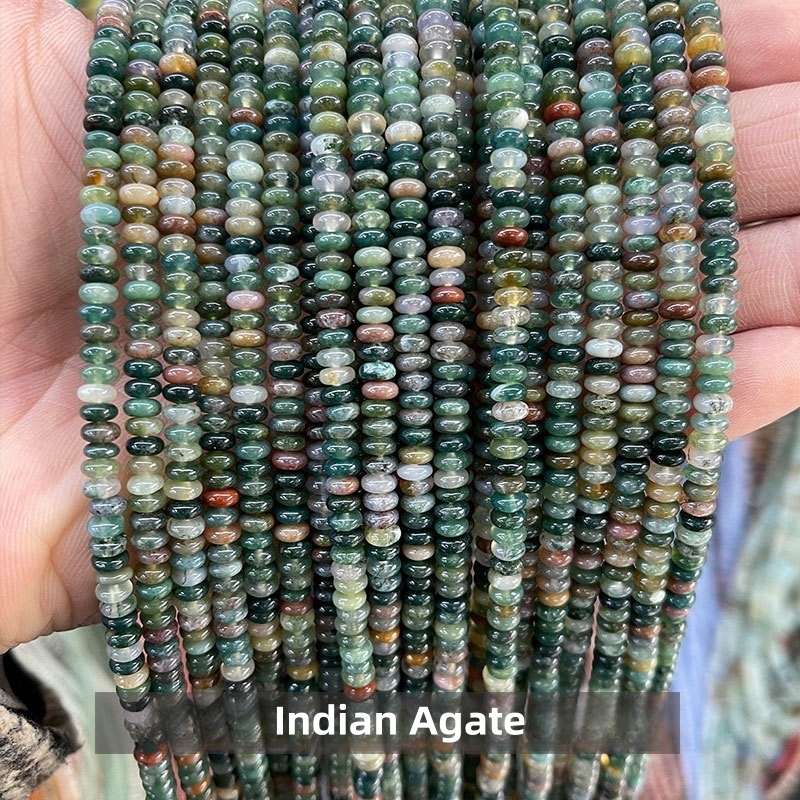 4*2mm natural jade abacus beads suitable for DIY