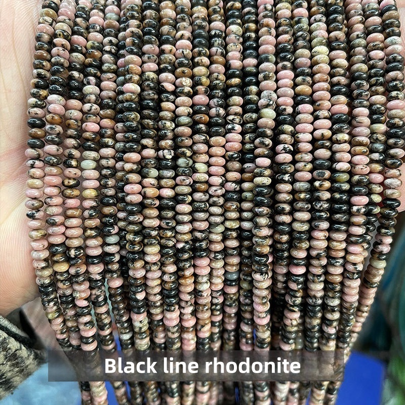 4*2mm natural jade abacus beads suitable for DIY