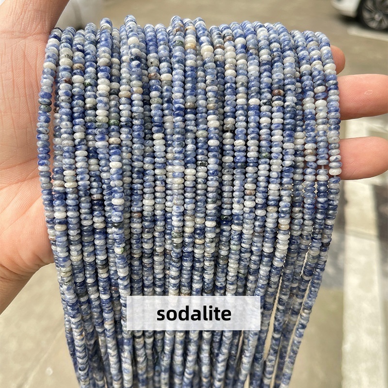 4*2mm natural jade abacus beads suitable for DIY