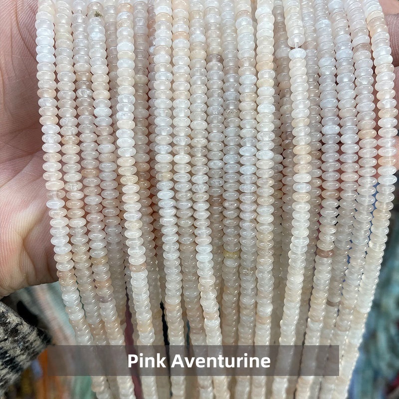 4*2mm natural jade abacus beads suitable for DIY