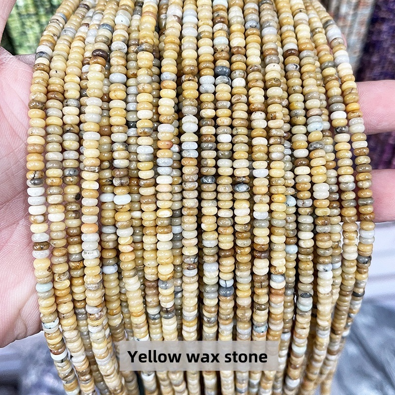4*2mm natural jade abacus beads suitable for DIY