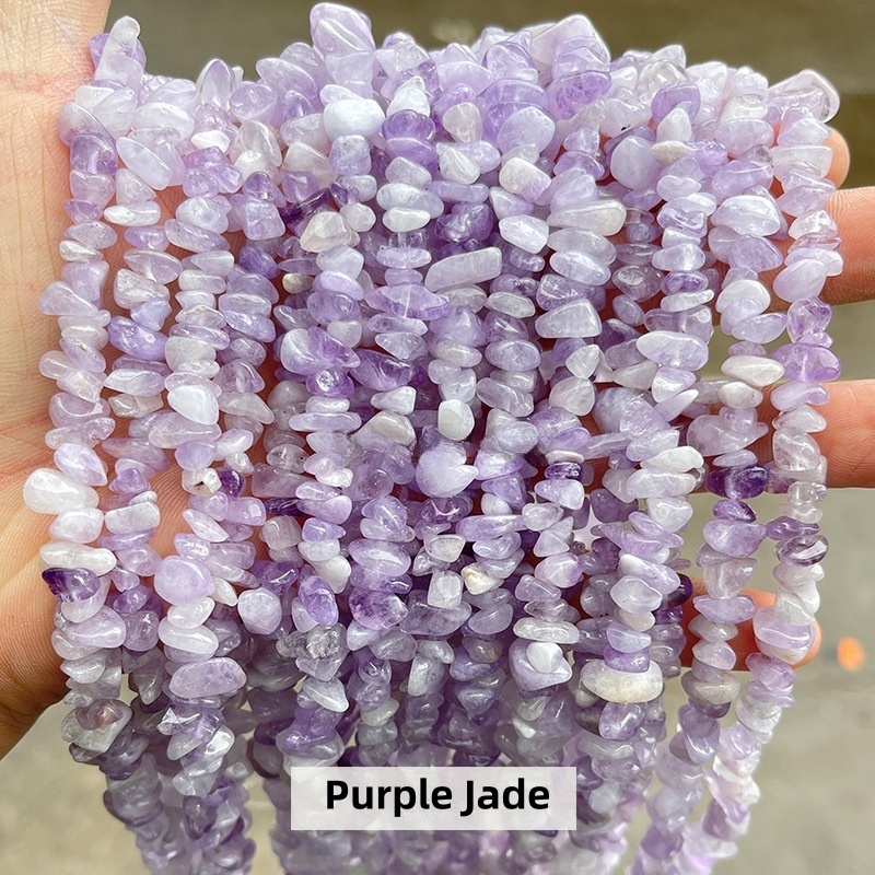 Natural crystal faceted beads suitable for DIY