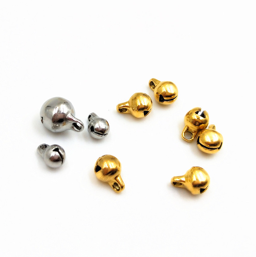 100 Pieces/Bag-stainless steel bell jewelry accessories