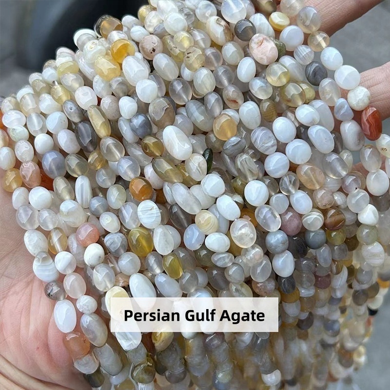 6-8mm Natural crystal gravel loose beads suitable for DIY