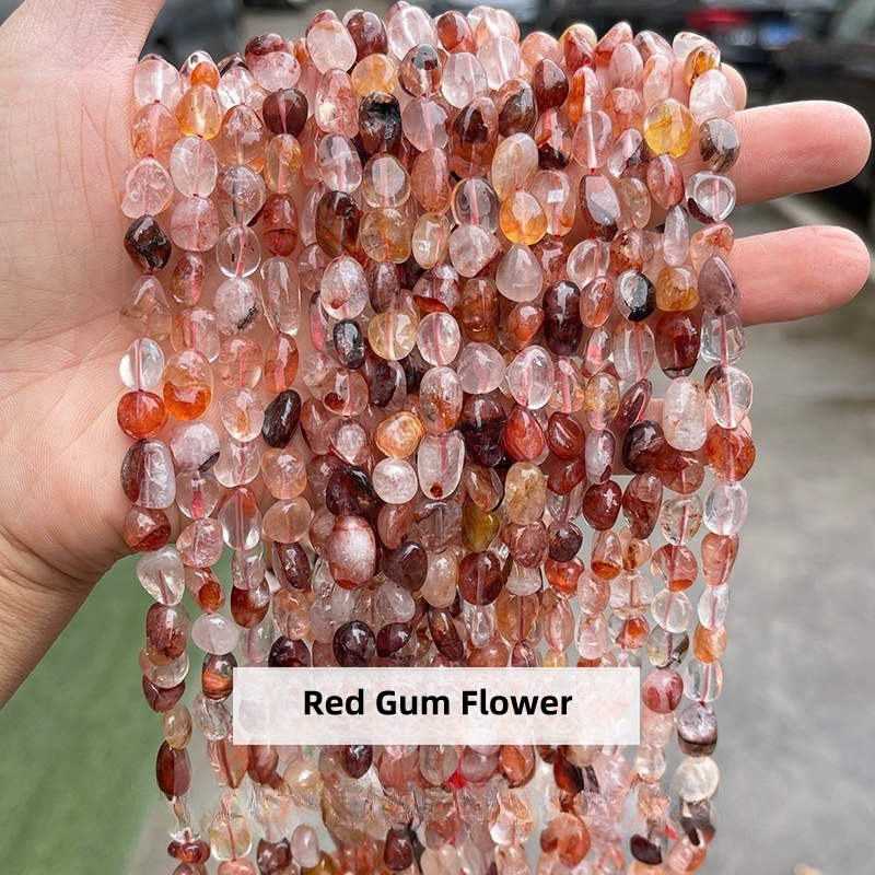 6-8mm Natural crystal gravel loose beads suitable for DIY