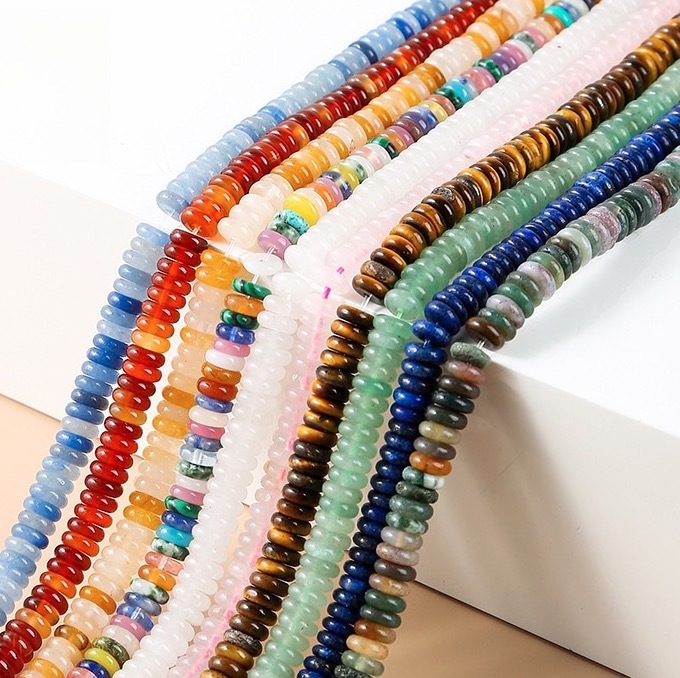 2x6mm thin spacer loose beads jewelry accessories DIY
