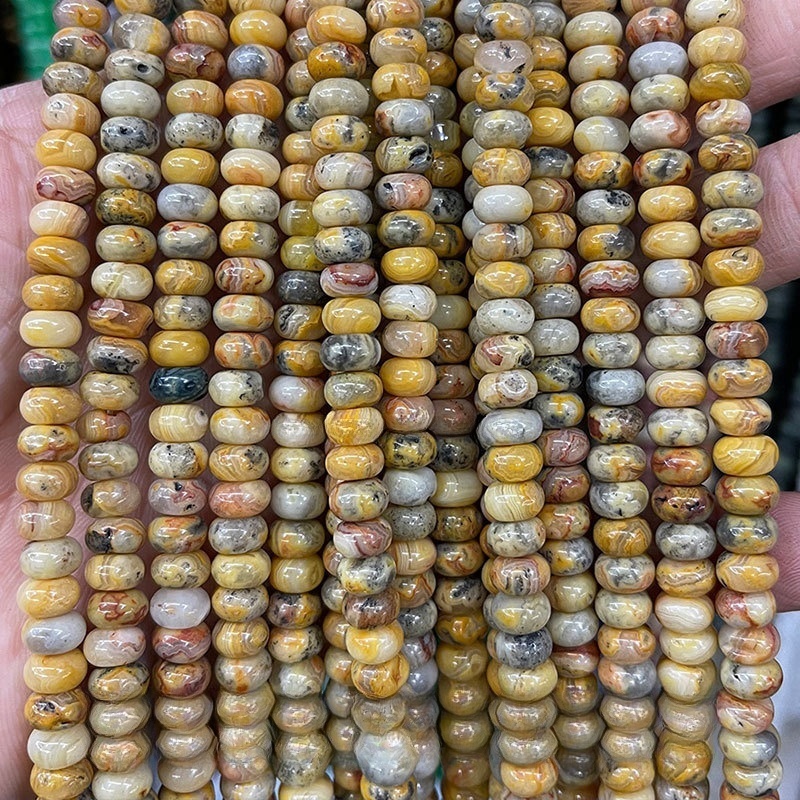 6*4mm natural stone crystal abacus beads loose beads suitable for DIY