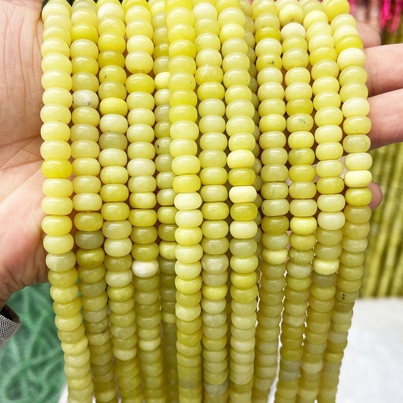 6*4mm natural stone crystal abacus beads loose beads suitable for DIY