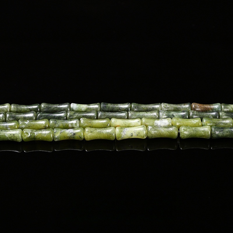 5x12mm natural crystal bamboo tube beads suitable for DIY