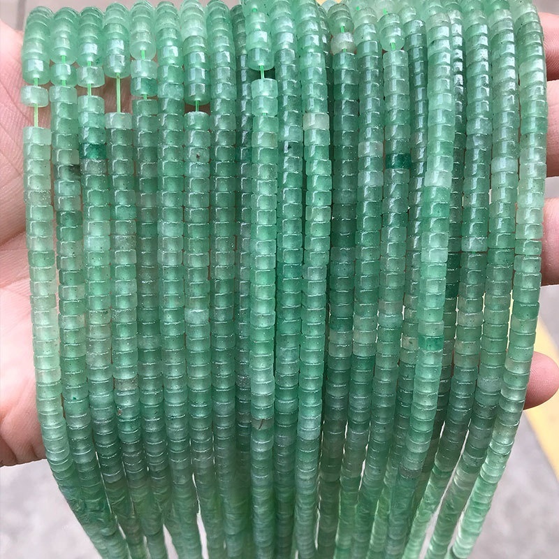 2*4mm jade crystal right angle round beads suitable for DIY
