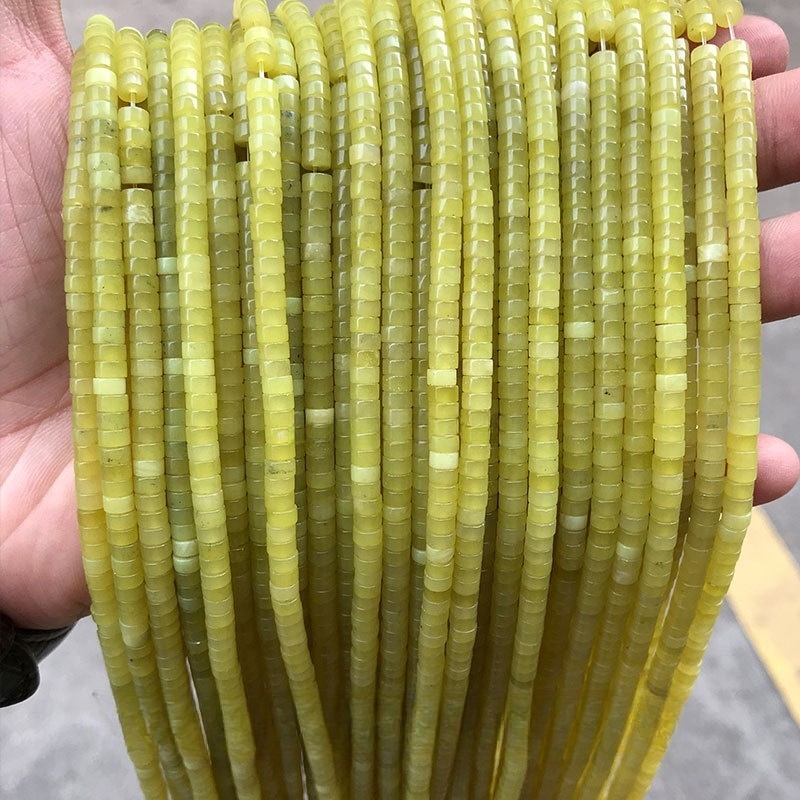 2*4mm jade crystal right angle round beads suitable for DIY