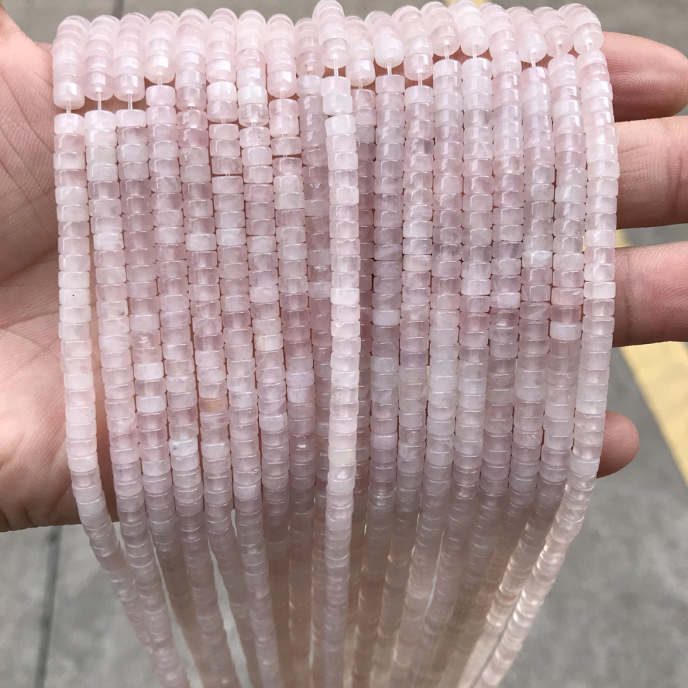 2*4mm jade crystal right angle round beads suitable for DIY