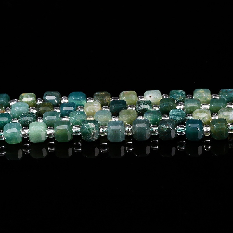 4-5mm Natural crystal agate jade sugar cube loose beads